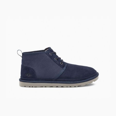 UGG Neumel Corduroy Dark Blue Boots for Men (RLNV92064)